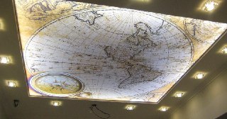 Натяжной потолок с фотопечатью Петропавловск-Камчатский, цена от 6375 руб.